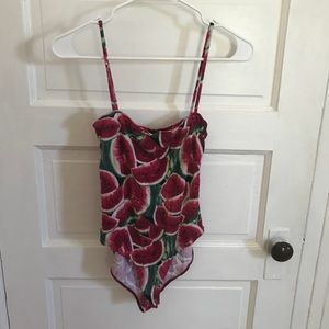 Watermelon bodysuit one piece